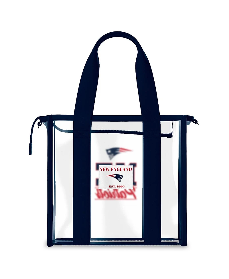 Wear by Erin Andrews New England Patriots Stadium Team Color Trim Tote Bag