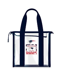 Wear by Erin Andrews New England Patriots Stadium Team Color Trim Tote Bag