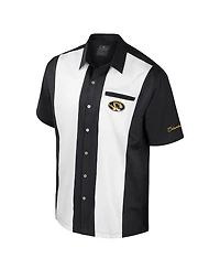 Colosseum Men's Black Missouri Tigers Strike Bowling Button-Up Shirt