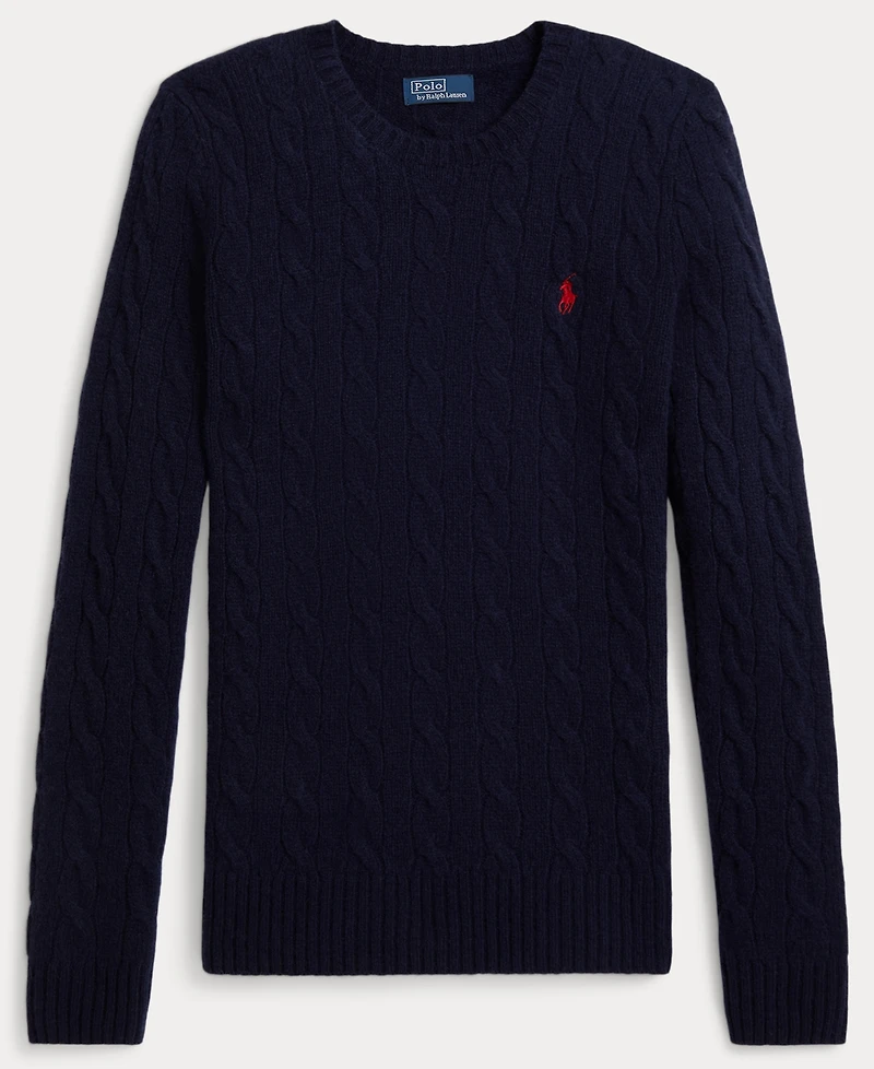 Lauren Ralph Women's Buckled Cotton Sweater