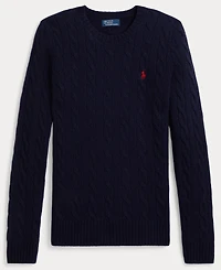 Lauren Ralph Women's Buckled Cotton Sweater