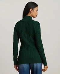 Lauren Ralph Women's Buckled Cotton Sweater