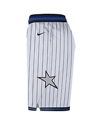 Nike Men's White Orlando Magic Association Edition Swingman Dri-fit Shorts