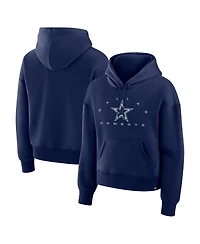Fanatics Women's Navy Dallas Cowboys Eligible Receiver Legacy Pullover Hoodie