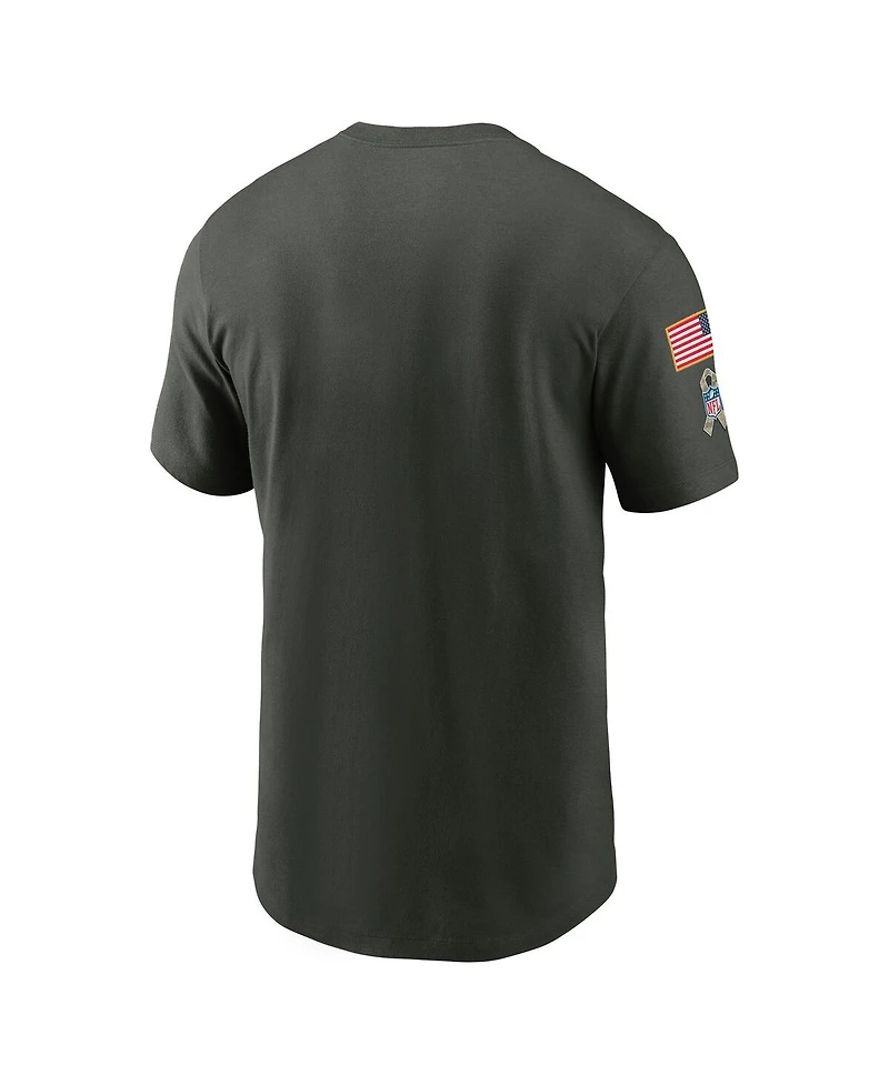 Nike Men's Forest Green Dallas Cowboys 2025 Salute to Service Sideline Primary Edge Dri-fit T-Shirt