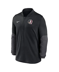 Nike Men's Black Florida State Seminoles One Goal Performance Half-Zip Pullover Hoodie