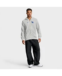 Nike Men's Gray Kentucky Wildcats 2025 Sideline Standard Issue Dri-fit Full-Zip Hoodie