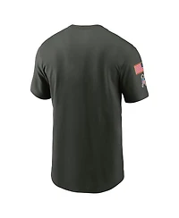 Nike Men's Forest Green Houston Texans 2025 Salute to Service Sideline Primary Edge Dri-fit T-Shirt