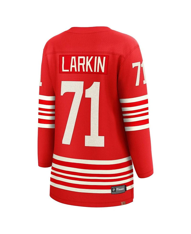 Fanatics Women's Dylan Larkin Red Detroit Wings Centennial Breakaway Player Jersey