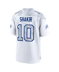 Nike Men's Khalil Shakir White Buffalo Bills 2025 Rivalries Collection Game Jersey