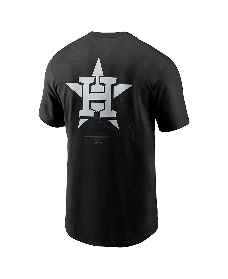 Nike Men's Black Houston Astros Bar Loading T-Shirt