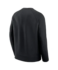 Nike Men's Black San Francisco Giants Tech Fleece Raglan Sweatshirt