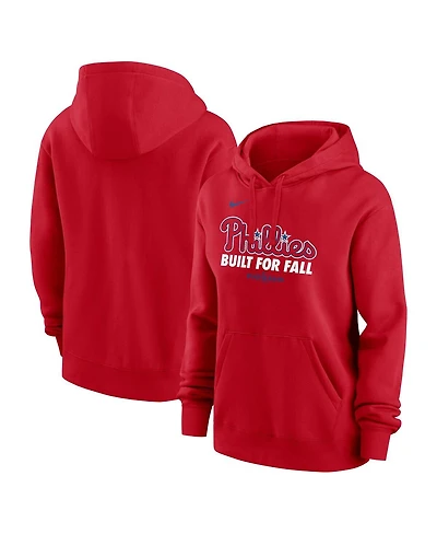 Nike Women's Red Philadelphia Phillies 2025 Mlb Postseason Authentic Collection Therma Hoodie