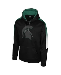 Colosseum Men's Black Michigan State Spartans the Gang Blackout Hoodie