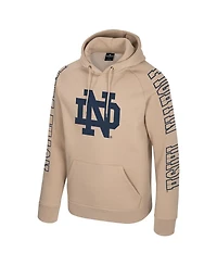 Colosseum Men's Tan Notre Dame Fighting Irish Big Break Raglan Hoodie