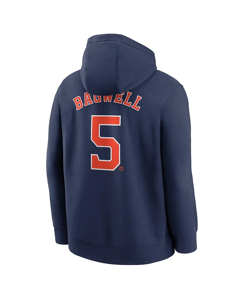 Nike Men's Jeff Bagwell Navy Houston Astros Retired Player Name Number Club Pullover Hoodie