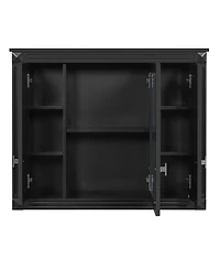 Casainc Wall-Mounted Bathroom Cabinet with Mirror and 4 Adjustable Shelves, Storage Solution