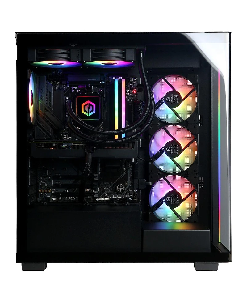 CyberPowerPC Gamer Supreme Liquid Cooled Gaming Desktop Computer, Amd Ryzen 7 9700X 3.8GHz, 32GB Ram, 2TB Ssd, Nvidia GeForce Rtx 5070 12GB, Windows