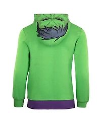 Hulk Boys Marvel The Costume Zip-Up Hoodie
