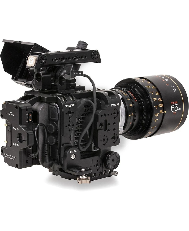Tilta Vertical Mounting Camera Cage Kit for Sony FX6, Gold Mount