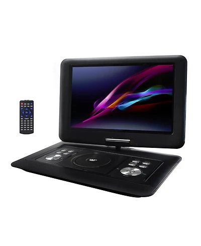 Trexonic 14.1 Inch Portable Dvd Player with Swivel Tft-lcd Screen and Usb,Sd,Av Inputs