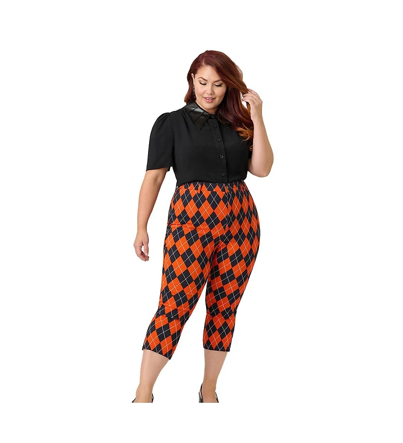 Unique Vintage Plus Rachelle Capri Pants