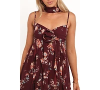 Petal and Pup Women's Tully Maxi Dress - Berry Floral