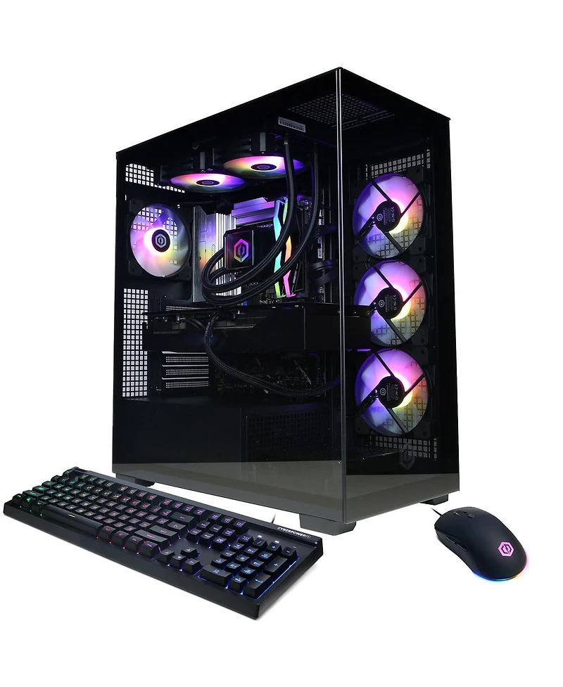 CyberPowerPC Gamer Supreme Liquid Cooled Gaming Desktop Computer, Intel Core Ultra 7 265KF 3.9GHz, 32GB Ram, 2TB Ssd, Nvidia GeForce Rtx 5080 16GB,