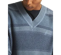 Nautica Men's Striped Long Sleeve Sweater