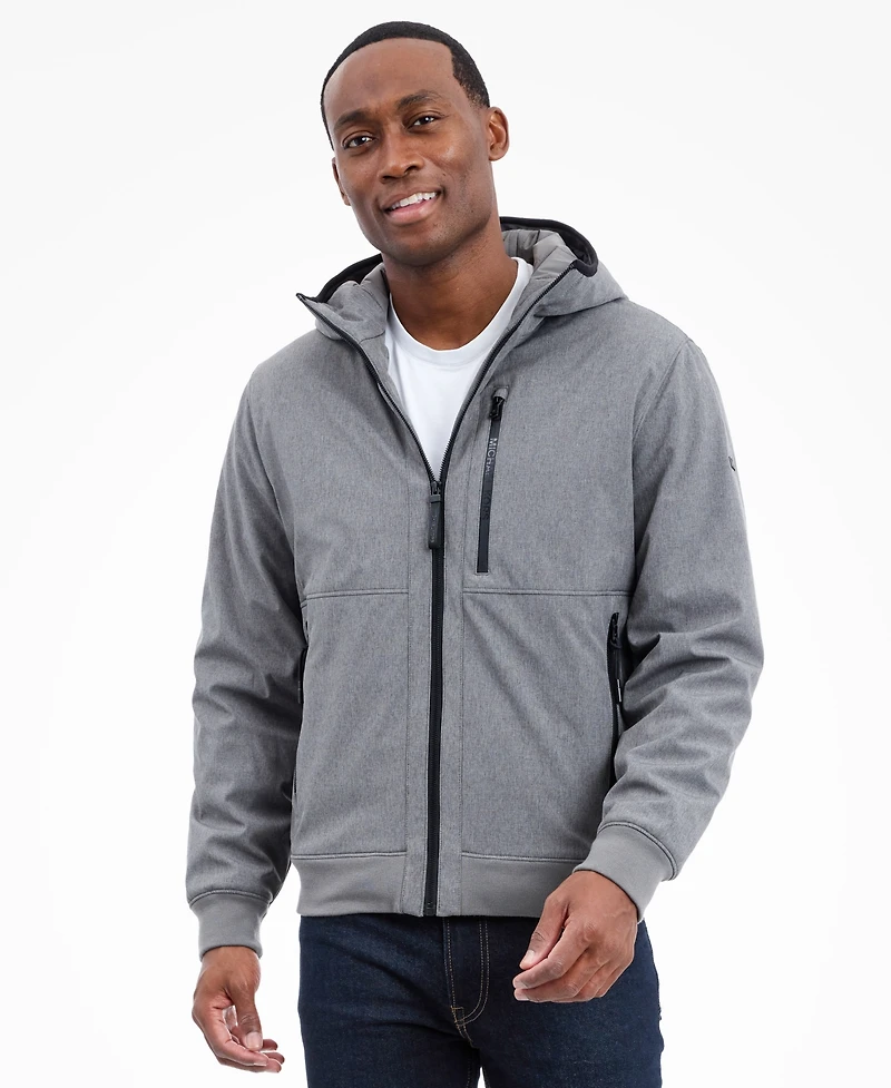 Michael Kors Men's Hooded Softshell Jacket