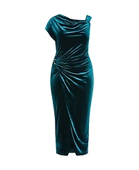 City Chic Women's Vivi Velour Midi Dress
