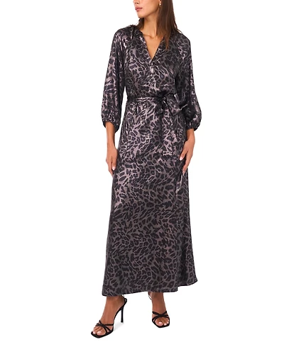 Vince Camuto Women's 3/4-Sleeve Maxi Dress