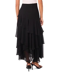 Vince Camuto Women's Long Ruffle Skirt