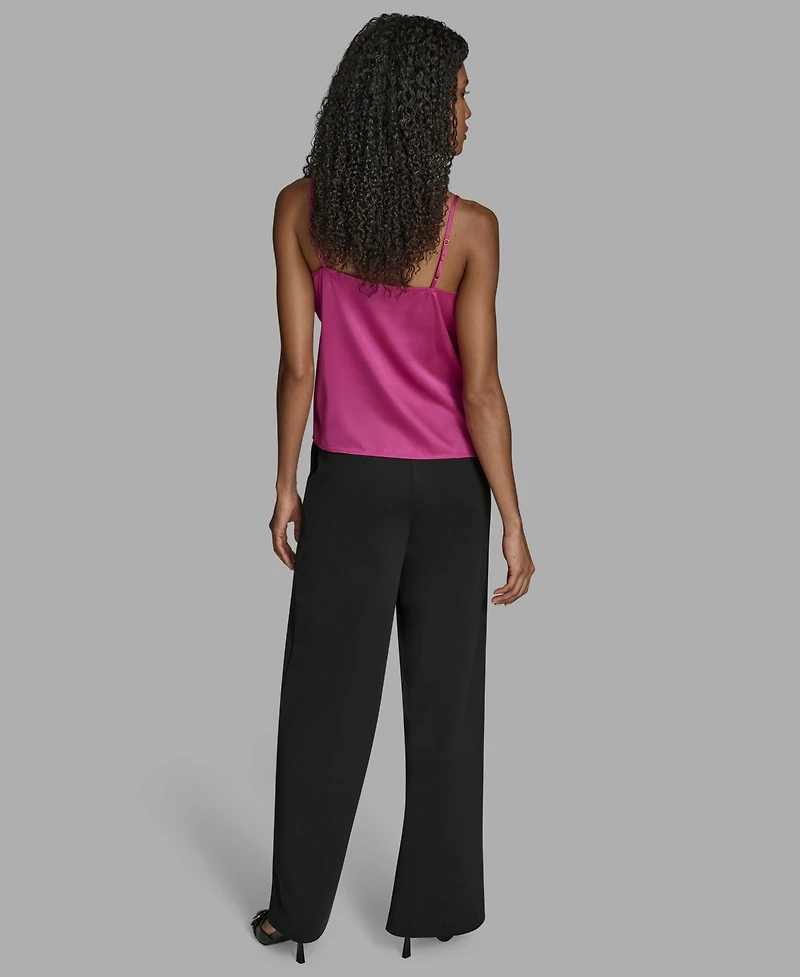 Bcbg Women's Lace Detail V-Neck Camisole Top