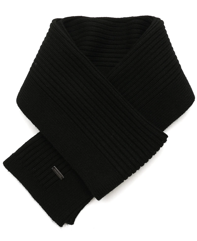 Michael Kors Men's Wide Center Rib Scarf