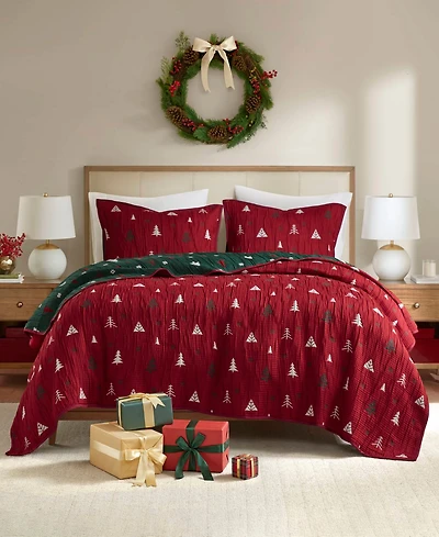 Madison Park Winter Holiday 3-Pc. Coverlet Set, Queen