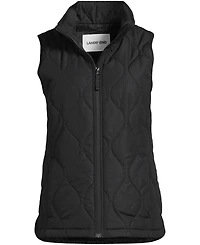 Lands' End Women's FeatherFree Onion Quilted Insulated Vest
