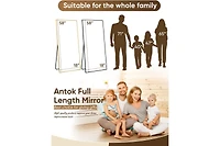 Antok Full Length Mirror 58"x18" Oversized Floor