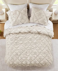 Intelligent Design Lily Floral 3-Pc. Comforter Set, Full/Queen