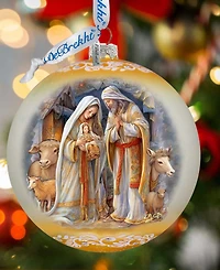 G. Debrekht Nativity Chronicles Le Glass Ornament