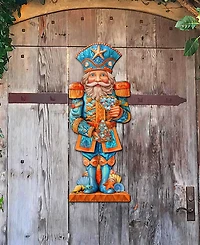 Designocracy Nutcracker Outdoor Door Decor