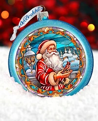 G.Debrekht Santa's Red-Feathered Friend Ornament