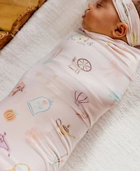 Copper Pearl Baby Girls Enchanted Friends Knit Blanket