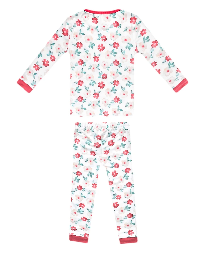 Copper Pearl Baby 2-Piece Noel Long Sleeve Top and Pants Pajama Set