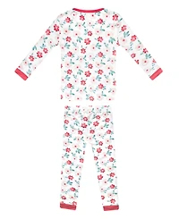 Copper Pearl Baby 2-Piece Noel Long Sleeve Top and Pants Pajama Set