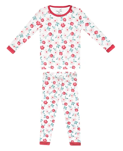 Copper Pearl Baby 2-Piece Noel Long Sleeve Top and Pants Pajama Set