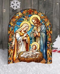 Designocracy Classic Nativity Outdoor Garden Decor