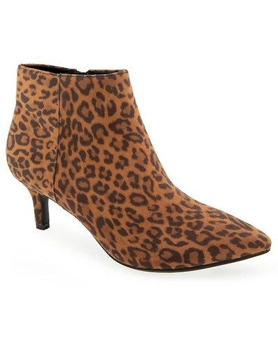 Aerosoles Women's Edith Kitten Heel bootie