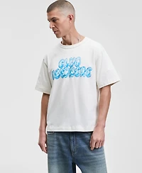 Mode of One Men's Club Nowhere Relaxed Fit Short Sleeve Crewneck Graphic T-Shirt, Macy's Exclusive