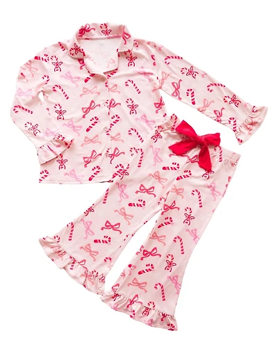 Sweet Wink Toddler Girls Peppermint Party Christmas Lounge Set